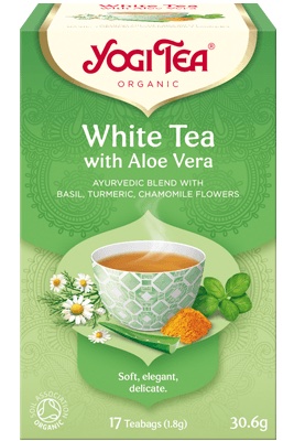 Yogi Te White Tea Aloe Vera