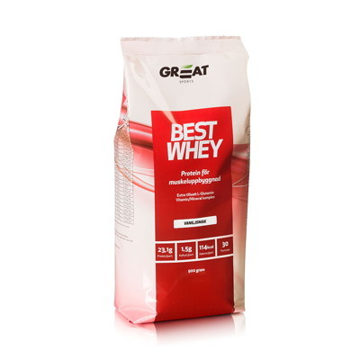 BestWhey vanilj 900g