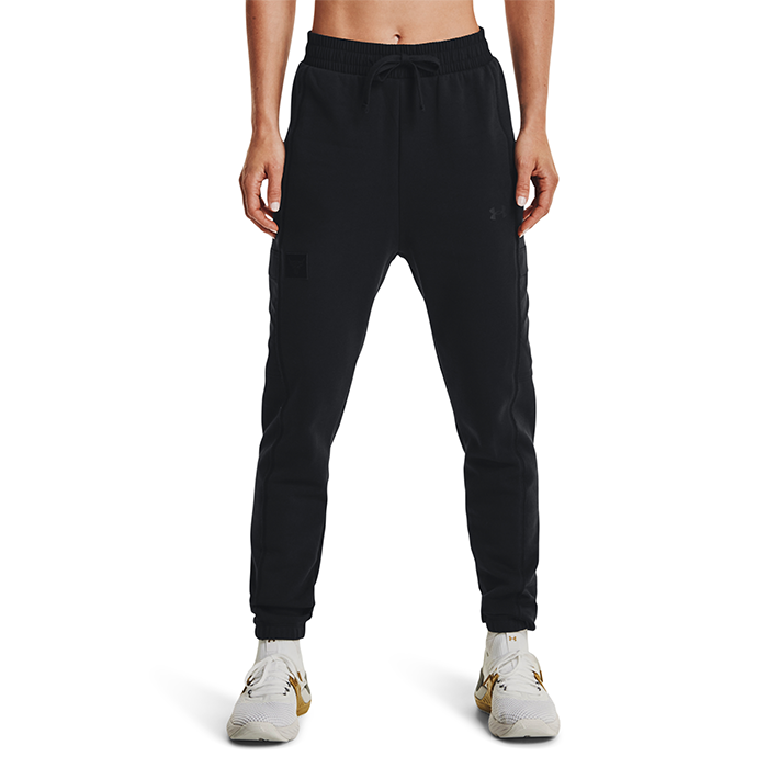 UA Project Rock Fleece Pant, Black