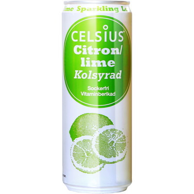Celsius Citron/Lime Kolsyrad 355ml