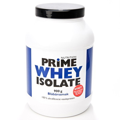 Prime Whey isolate blåbär 900g