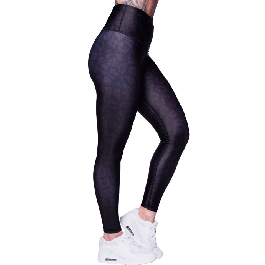 Black Panther Leggings, Black/Grey