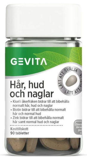 Gevita Hår Hud & Naglar 90 tabletter