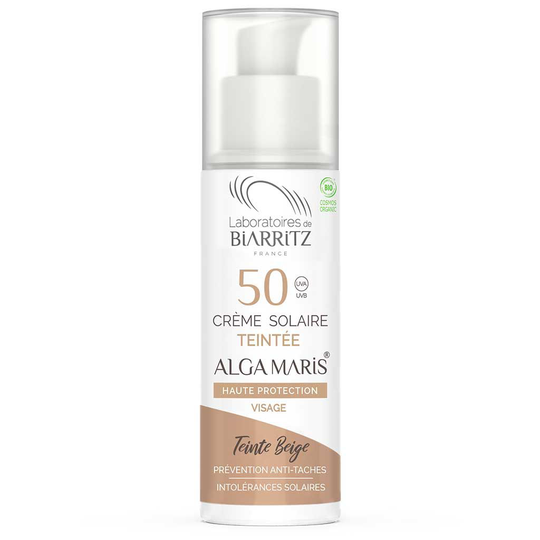 Alga Maris Tonat Solskydd för Ansiktet SPF50 - Beige 30 ml