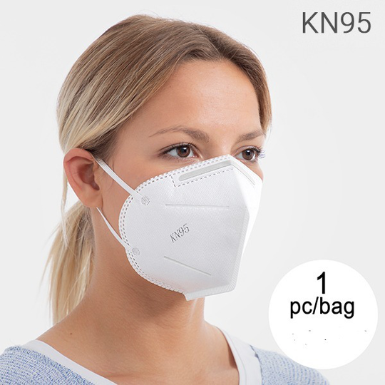 KN95 Ansiktsmask Självfiltrerande Mask med 5 Lager KN95