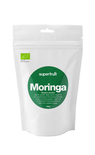 Moringa Powder 100g - EU Organic kort datum 2022-04