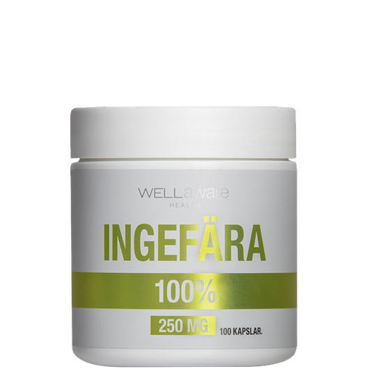 WellAware Ingefära 250 mg, 100 kapslar