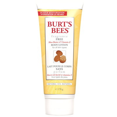 Burt'sBee bodylot shea butter vitamin E fragrance free 175ml