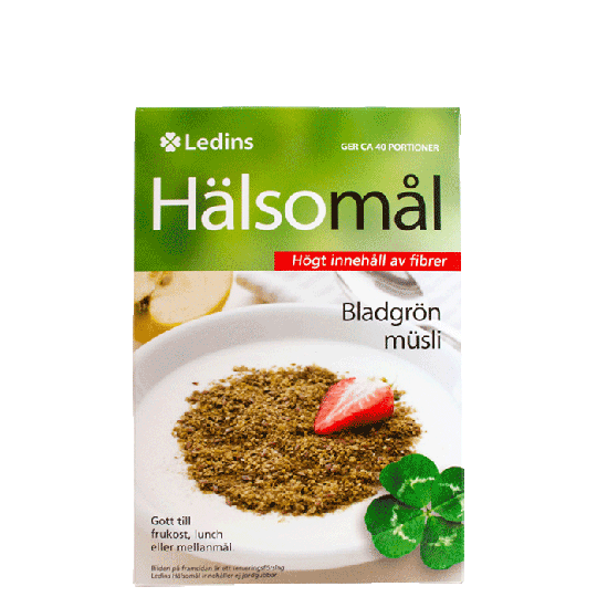 Hälsomål Bladgrönt Müsli, 500 gram