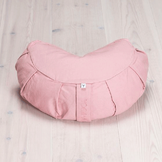 Meditation Cushion Crescent, Heather Pink