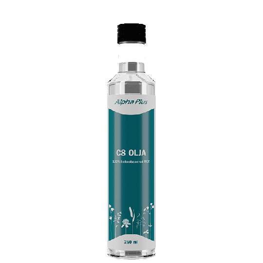 C8 MCT-olja, 250 ml