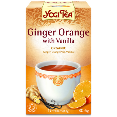 Ginger Orange Te With Vanilla 17p KRAV EKO