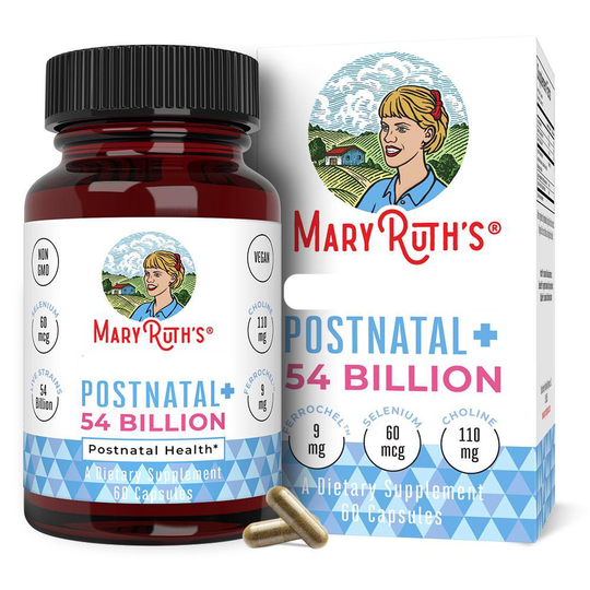 MaryRuth's Postnatal+ Mjölksyrbakterier & Järn