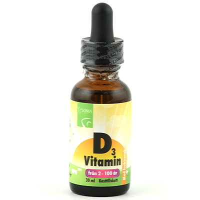 D3 vitamin drop 30ml vuxen