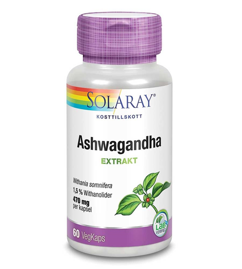 Ashwagandha Root 60 kapslar Veg