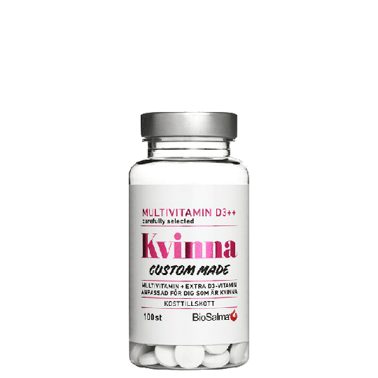 Multivitamin Kvinna D-vitamin++, 100 tabletter