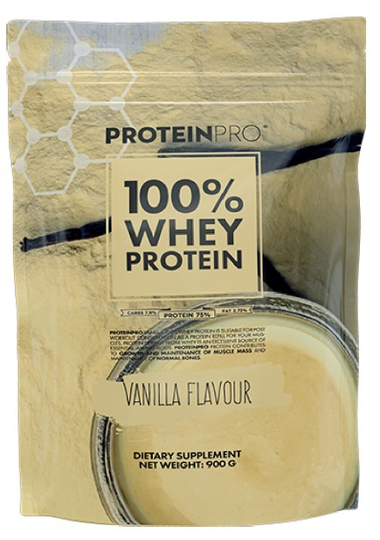 Proteinpro whey powder vanilla 900g