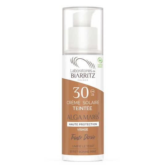 Alga Maris Tonat Solskydd för Ansiktet SPF30 - Golden 30 ml