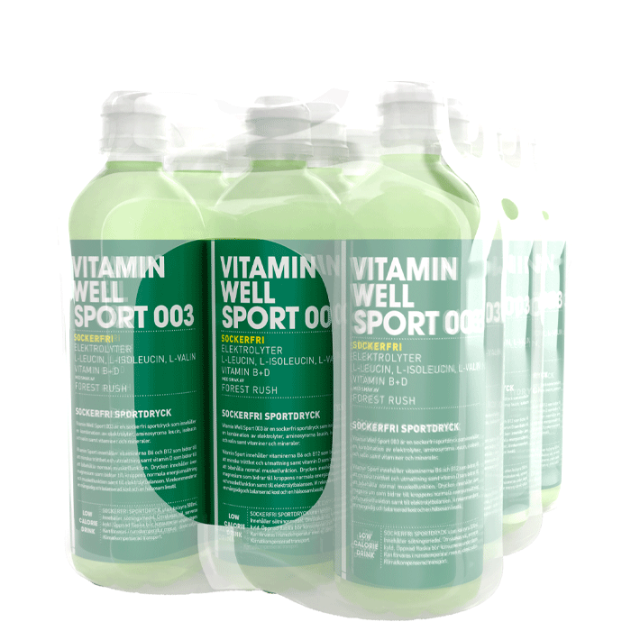 12 x Vitamin Well Sport, 500ml