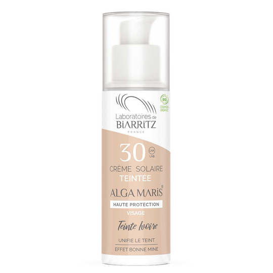 Alga Maris Tonat Solskydd för Ansiktet SPF30 - Ivory 30 ml