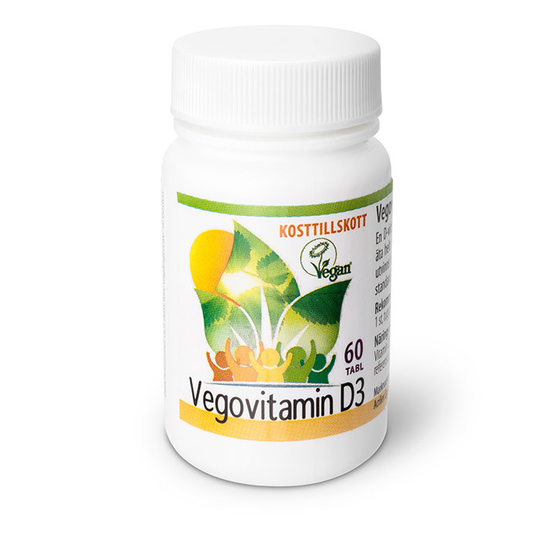 Vegovitamin D3 60 tabletter