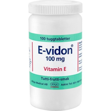 E-vidon tuggtablett 100 mg 100 st