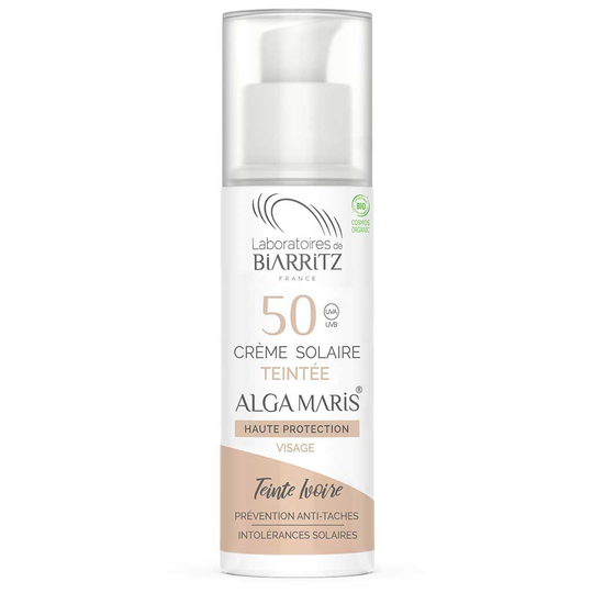 Alga Maris Tonat Solskydd för Ansiktet SPF50 - Ivory 30 ml