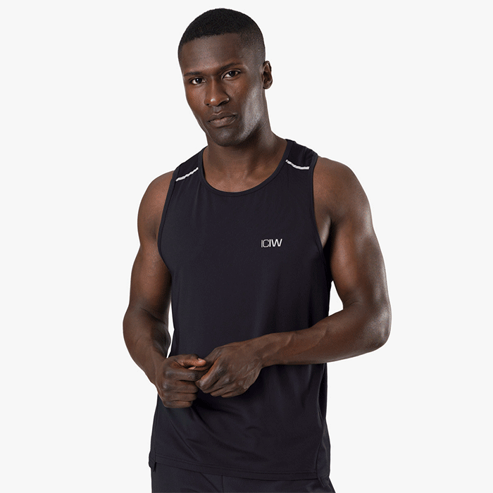 Lightweight Training Tank Top, Black