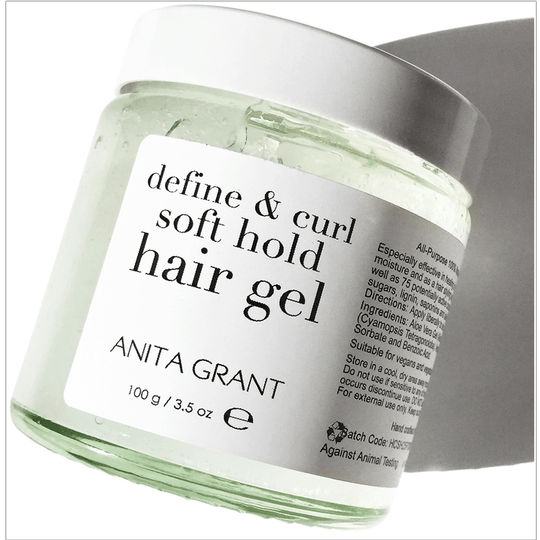 Anita Grant - Define & Curl Soft Hold Hair Gel, 100g