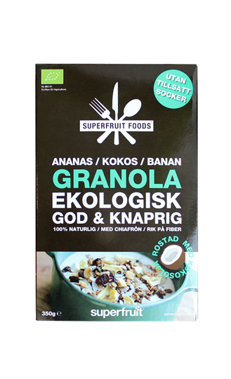 Granola - Ananas Kokos Banan - 350g EKO