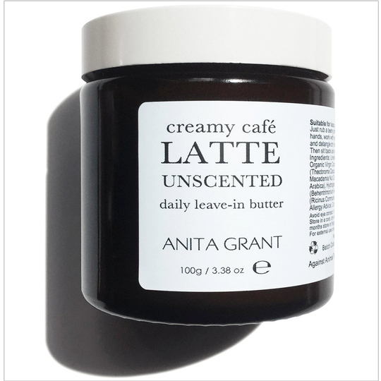 Anita Grant Creamy Café Latte Leave-in Detangle Conditioner Unscented 100g