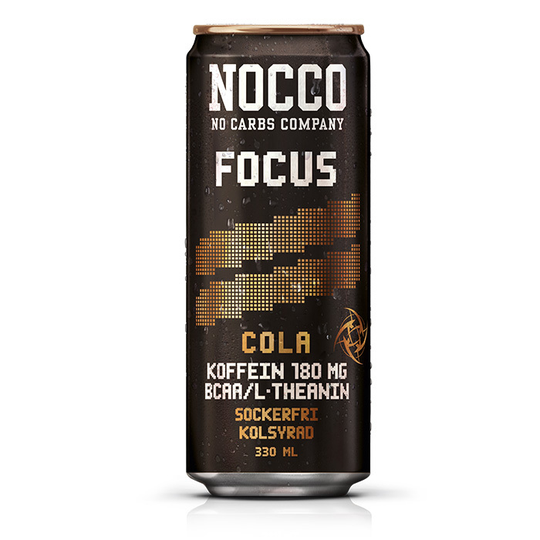 NOCCO BCAA Focus Cola 330ml Sockerfri