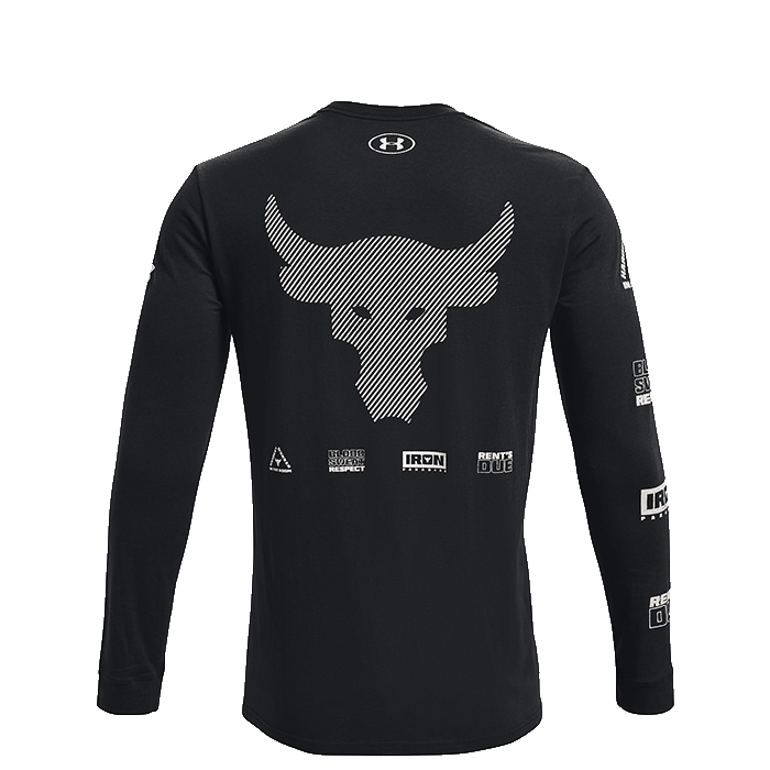 UA Project Rock Brahma Bull LS, Black