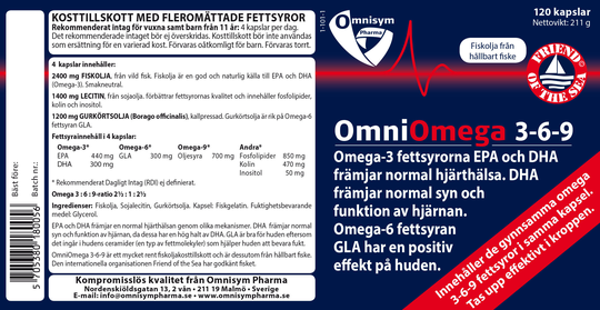 OmniOmega 3-6-7-9 120k