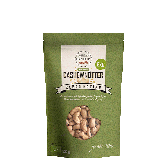 Ekologiska Cashewnötter, 250 g