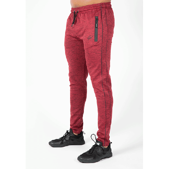 Wenden Track Pants, Burgundy red