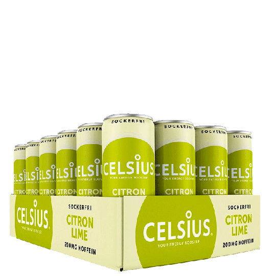 24 x Celsius, 355 ml, Citron Lime