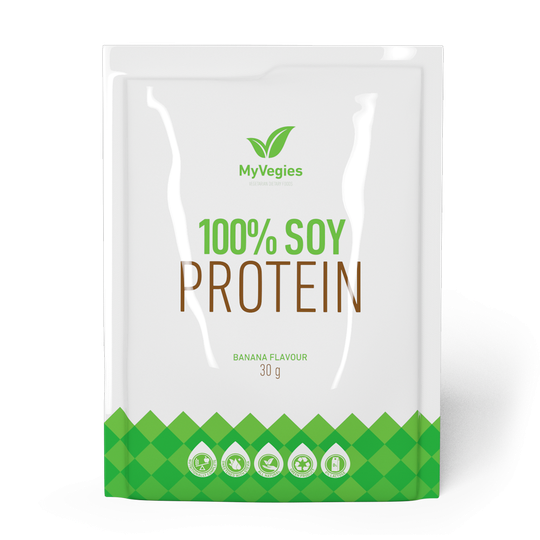 Sachet 100% Soy Protein New Formula 30 g Flavor: Kakor och grädde