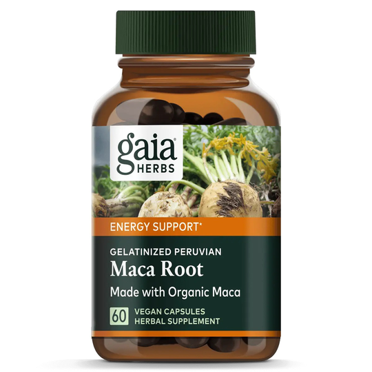 Gaia Herbs Maca Rot i kapslar