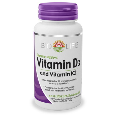 Bio-Life vitamin D3+K2 90