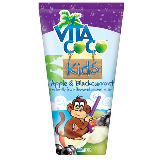 Kokosvatten Apple & Blackcurrant Kids 180ml