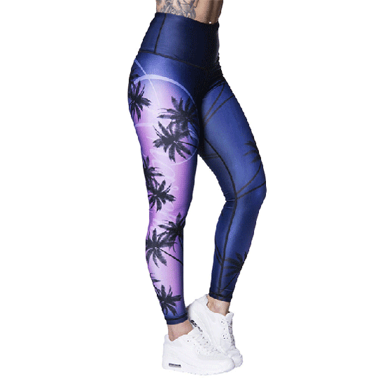 Margaritha Leggings, Purple/Pink