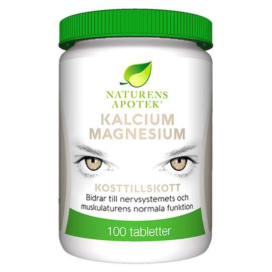 Kalcium/magnesium +D-vitamin 100 tabletter