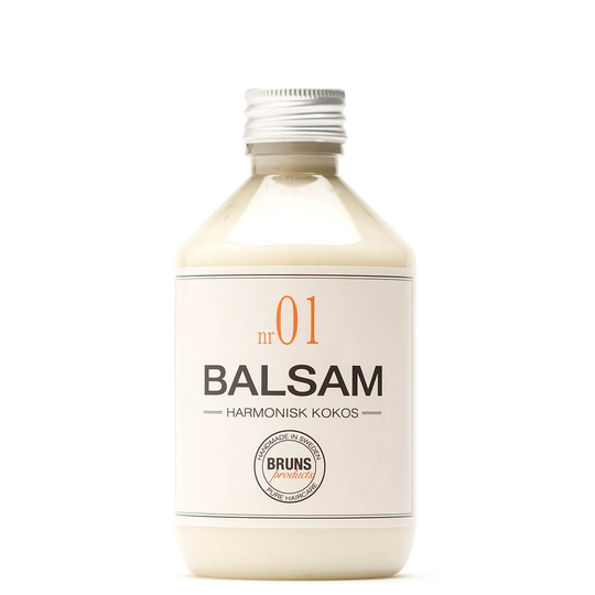 Bruns Products - Balsam Nr 01 Harmonisk Kokos för Alla Hårtyper / Torr Hårbotten / Balsammetoden
