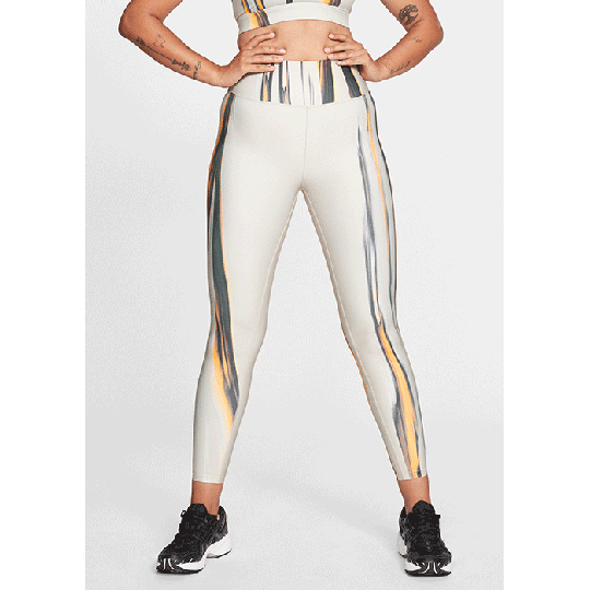 Flattering Keira Printed Tights, Laser Beam Print