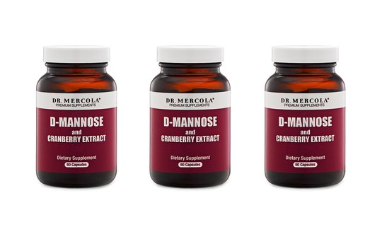 D-Mannose med tranbärsextrakt (3-pack)