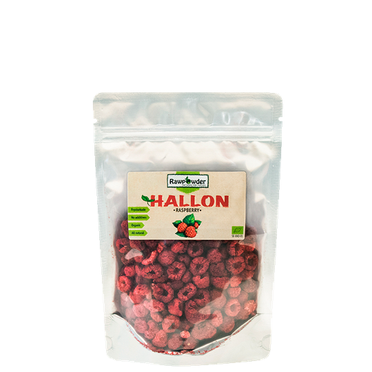 Frystorkade Hallon, 50 g