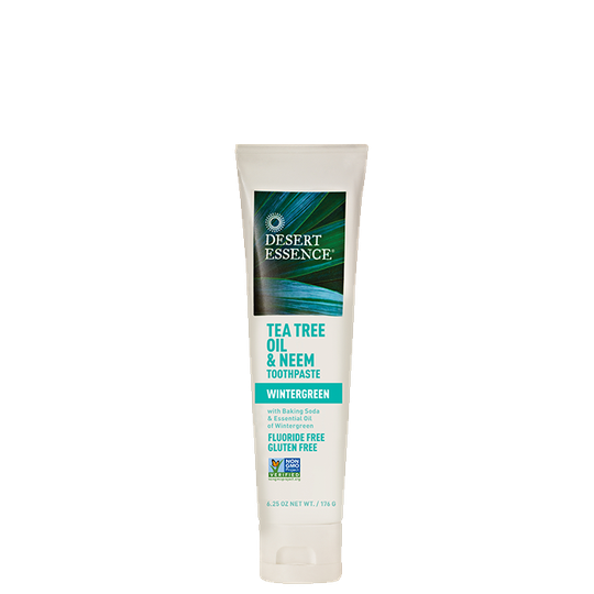 Natural Tea Tree Oil & Neem Toothpaste, 176 g