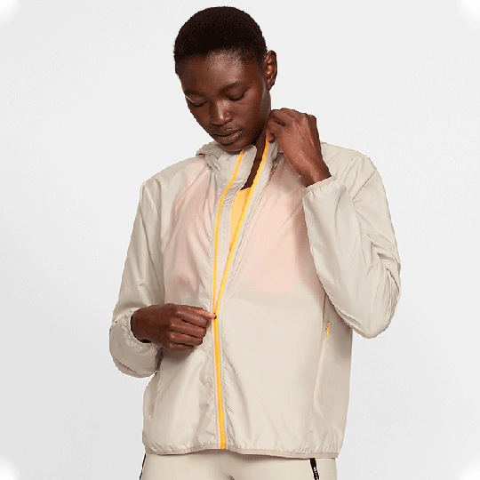 Printed Wind Jacket, Pale Sand