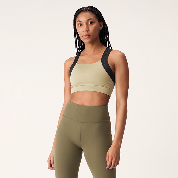 Kay Sports Bra, Slate Green